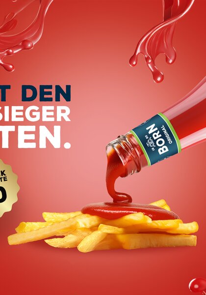 BORN Tomaten-Ketchup Testsieger Stiftung Warentest. Test 04/2026 Gesamturteil „gut“ (1,8). Sensorik-Note 1,0