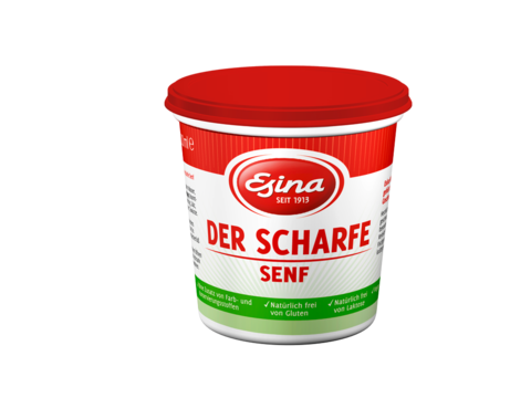 Esina-Senf "Der Scharfe" im 200ml Becher