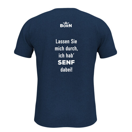 BORN Sport-Shirt mit dem Aufdruck "Lassen Sie mich durch, ich hab´Senf dabei!"