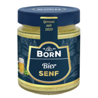 BORN Biersenf 125ml im Glas. Feinschmecker Edition.