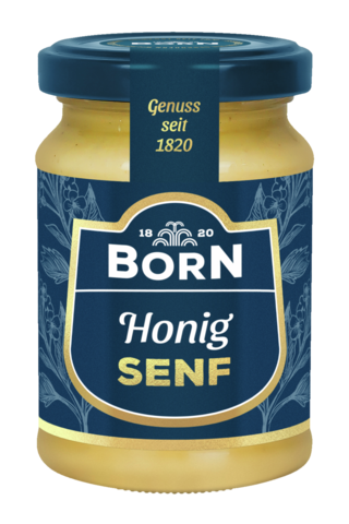 BORN Honigsenf im 90ml Glas. Feinschmecker Edition.