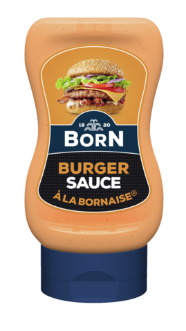 BORN Burger-Sauce im praktischen 250ml Squeezer.