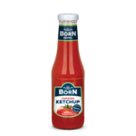 BORN Tomaten-Ketchup in der 450ml Glasflasche. Lecker und nachhaltig. 