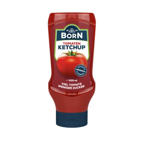 BORN Tomatenketchup in der praktischen 500ml Dosierflasche