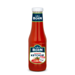BORN Tomaten-Ketchup in der 450ml Glasflasche mit Ökotest-Siegel "Sehr gut".