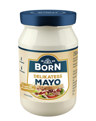 BORN Delikatess-Mayonnaise im 250ml Glas 