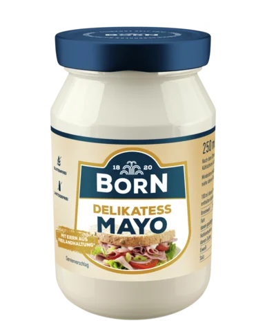 BORN Delikatess Mayonnaise 250ml Glas