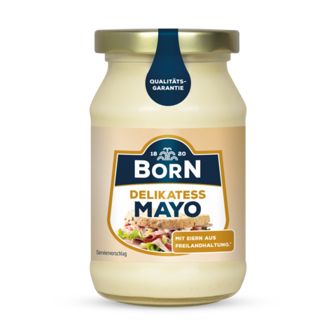 BORN Delikatess-Mayonnaise im 250ml Glas 