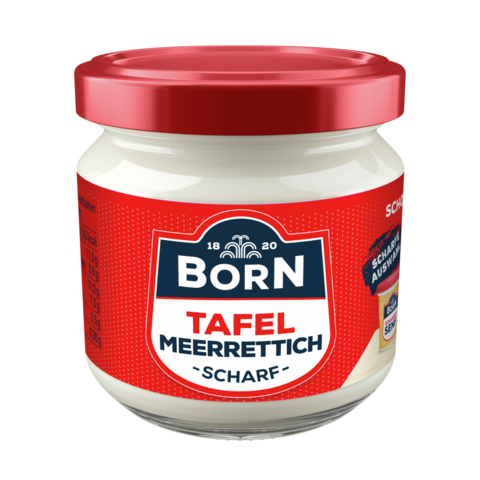 BORN Tafel-Meerrettich im 190g Glas. 