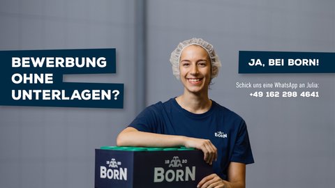 Jobs und Ausbildungen bei BORN Senf in Thüringen. Auch Ferienjobs und Praktik bieten wir an. Einfach ohne Unterlagen bewerben